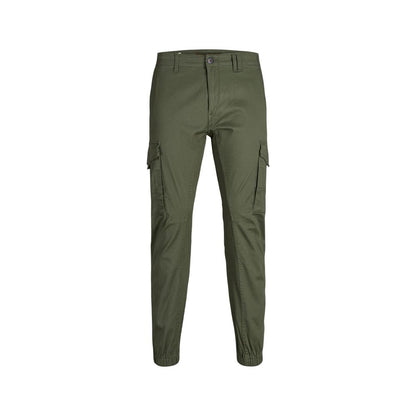 Jack Jones Groene Skinny Broek van Katoen