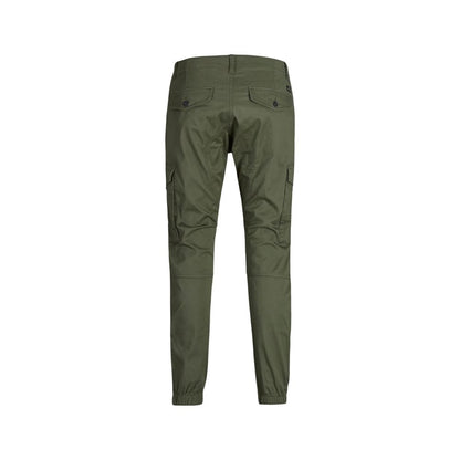 Jack Jones Groene Skinny Broek van Katoen