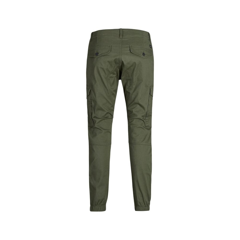 Jack Jones Groene Skinny Broek van Katoen