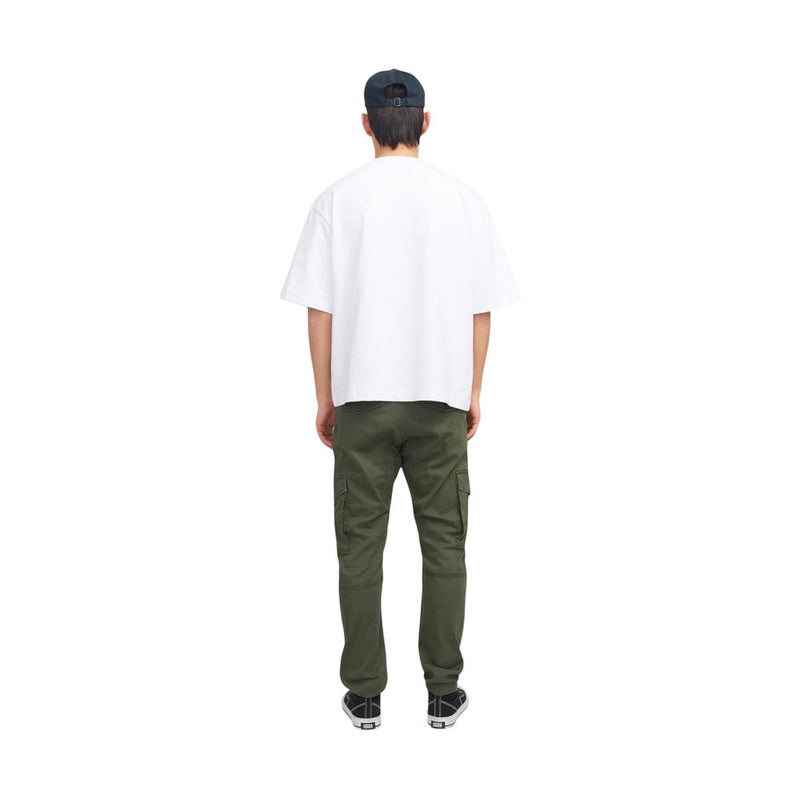 Jack Jones Groene Skinny Broek van Katoen