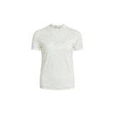 Vila Clothes VISTASIA S/S LACE T-Shirt en Polyamide Crème