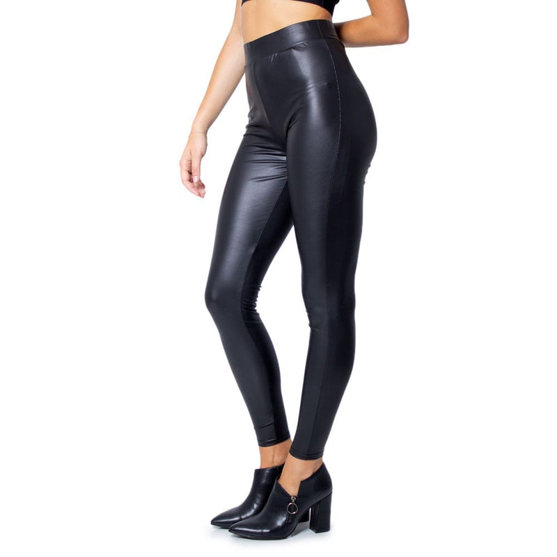 Only ONLCOOL COATED NOOS Black Leggings for Women