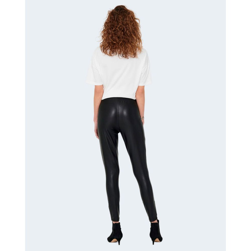 Only ONLCOOL COATED NOOS Black Leggings for Women