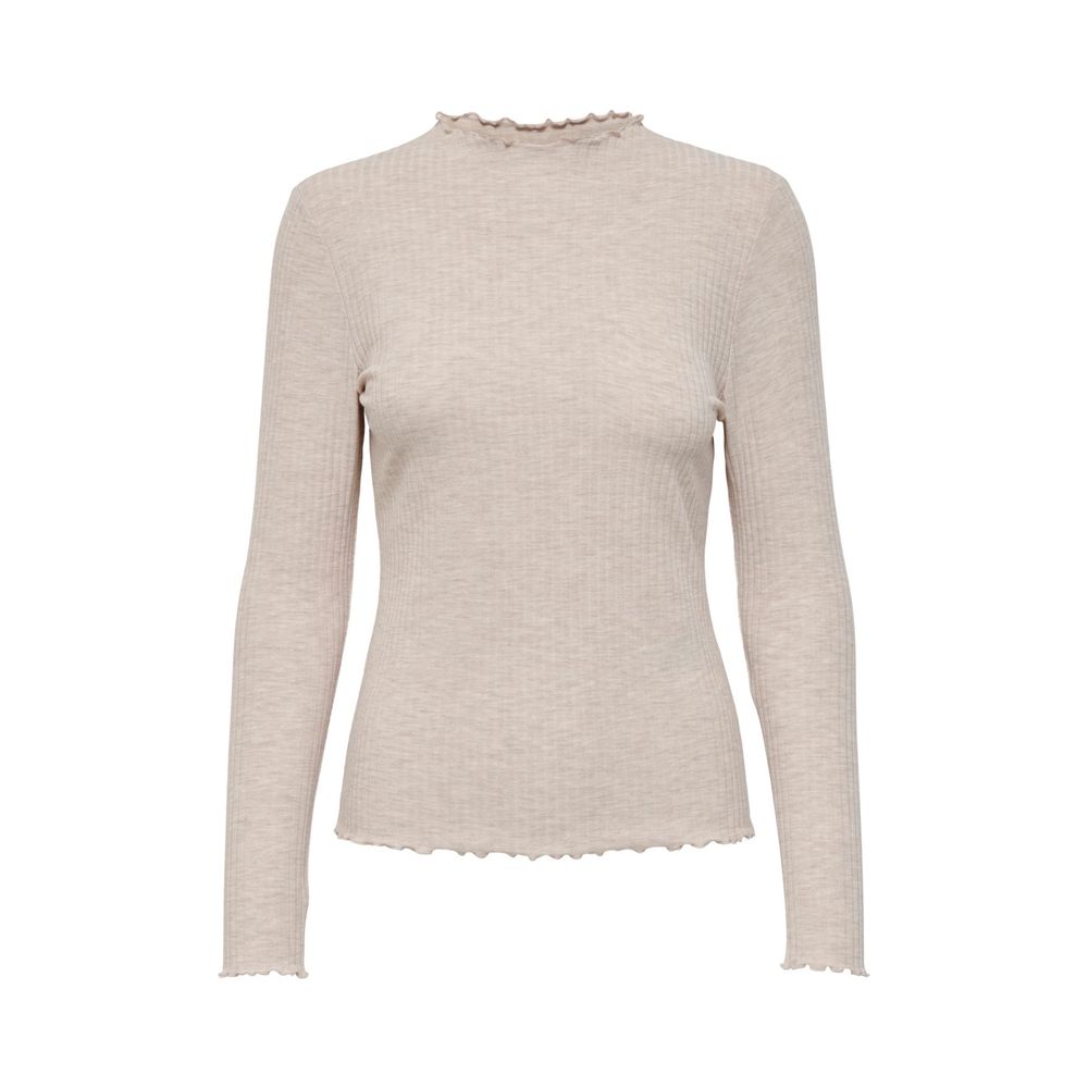 Only EMMA Beige Turtleneck - Stylish Comfort for Every Occasion