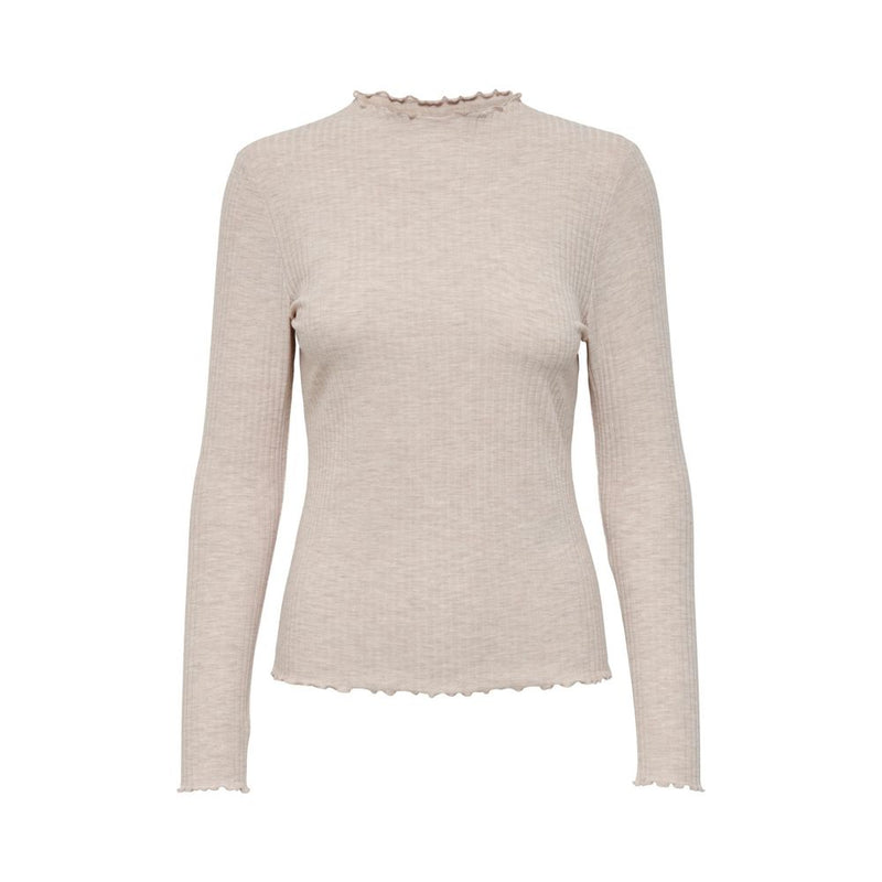 Only EMMA Beige Turtleneck - Stylish & Comfortable Women's Sweater