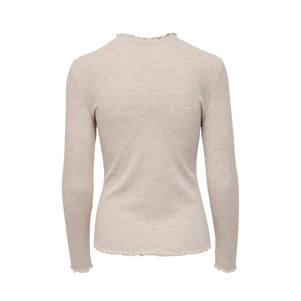 Only EMMA Beige Turtleneck - Stylish Comfort for Every Occasion