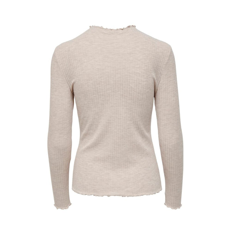 Only EMMA Beige Turtleneck - Stylish & Comfortable Women's Sweater