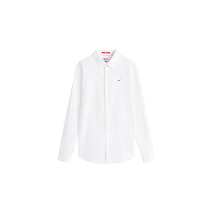 Chemise en coton blanche Tommy Hilfiger Jeans