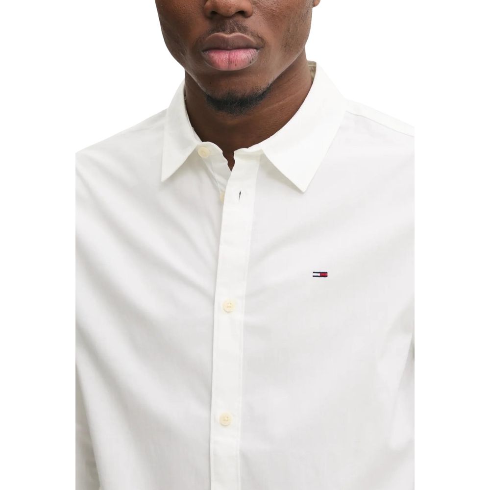 Chemise en coton blanche Tommy Hilfiger Jeans