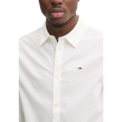 Chemise en coton blanche Tommy Hilfiger Jeans