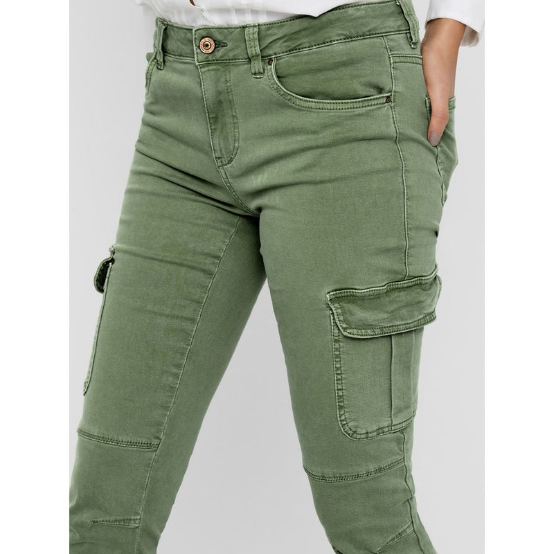Only MISSOURI REG ANK LIFE CARGO PNT - Pantalon Skinny Vert