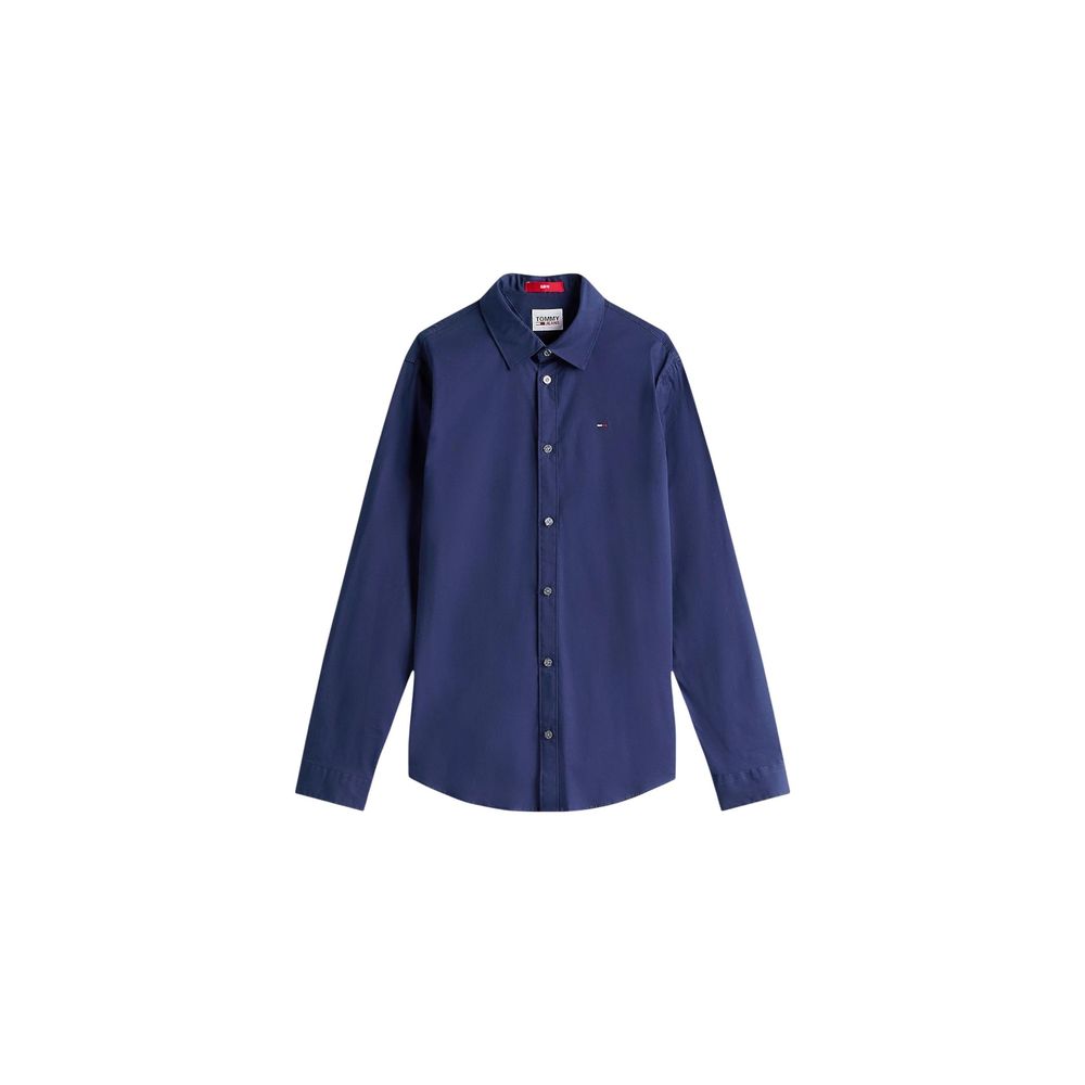 Chemise en coton bleu Tommy Hilfiger Jeans