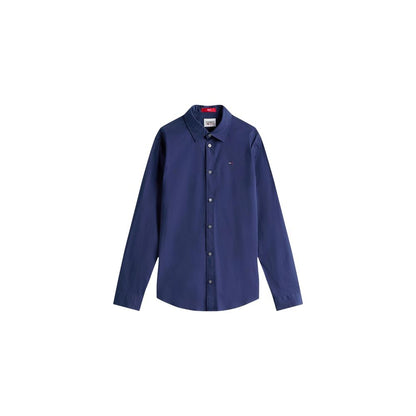 Chemise en coton bleu Tommy Hilfiger Jeans