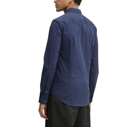 Chemise en coton bleu Tommy Hilfiger Jeans