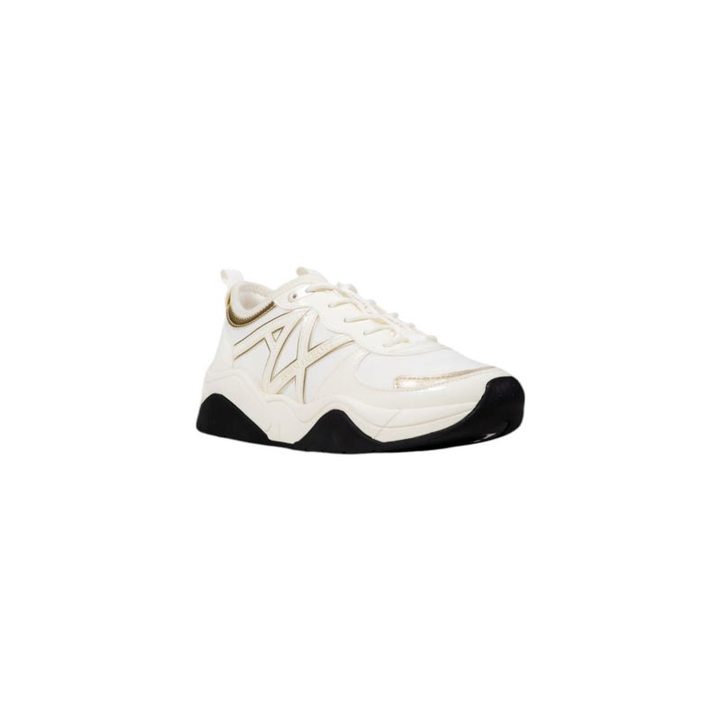 Armani Exchange XDX039 XV311 White Polyester Athletic Sneakers