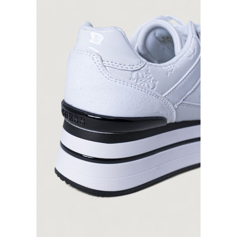 Guess HANSIN FL5HNS PEL12 White Platform Sneakers for Women