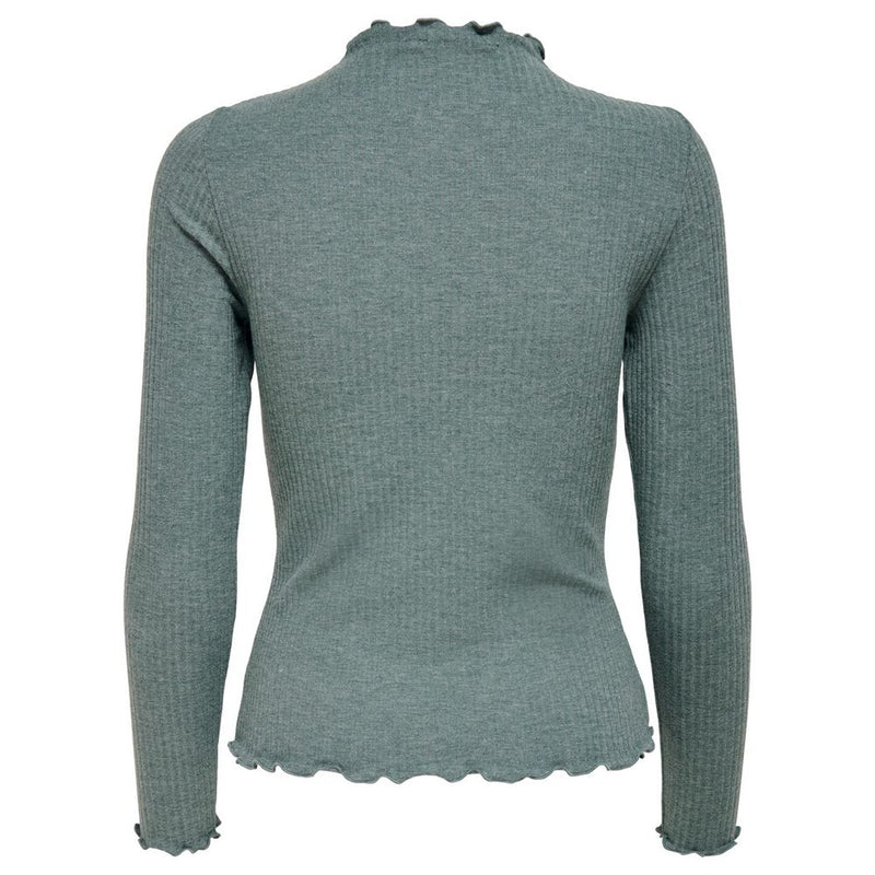 Only EMMA Bicolor Viscose Sweatshirt for Women - High Neck