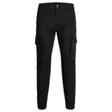 Jack Jones JPSTPAUL JJFLAKE Black Cotton Skinny Pants