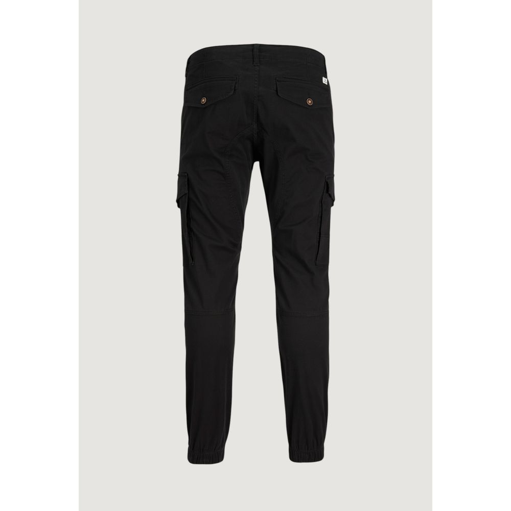 Jack Jones JPSTPAUL JJFLAKE Black Cotton Skinny Pants