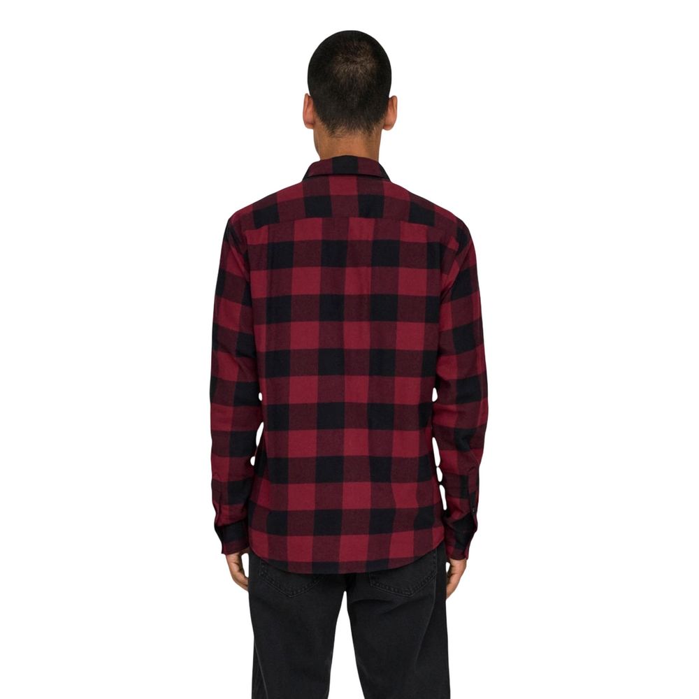 Only & Sons Multicolor Cotton Pattern Shirt for Men