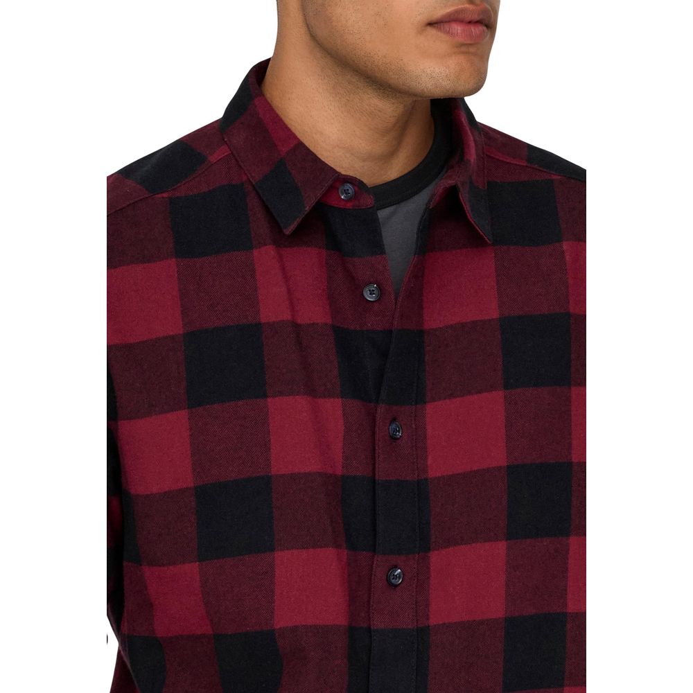 Only & Sons Multicolor Cotton Pattern Shirt for Men
