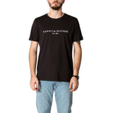 T-shirt en coton noir Tommy Hilfiger