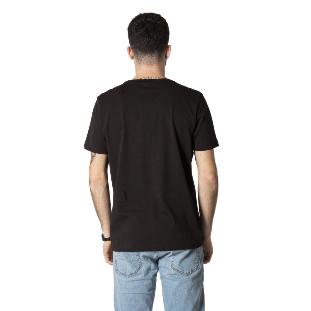 T-shirt en coton noir Tommy Hilfiger