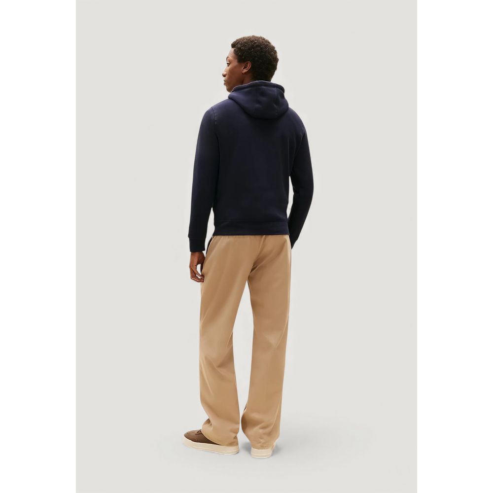 Sweat à capuche bleu en coton Tommy Hilfiger