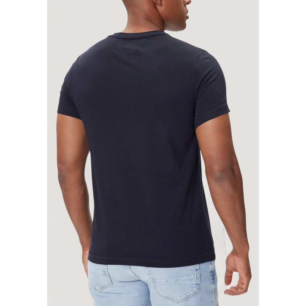 T-shirt en coton bleu Tommy Hilfiger