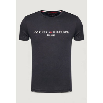 T-shirt en coton bleu Tommy Hilfiger