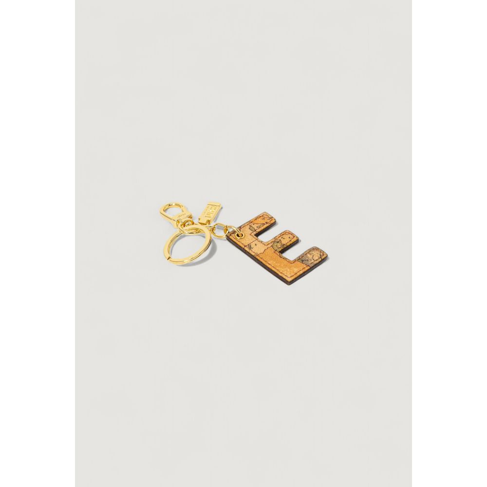 Alviero Martini Prima Classe Beige Leather Keychain for Women