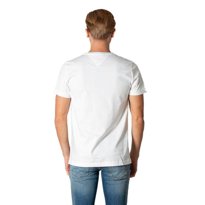 T-shirt en coton crème Tommy Hilfiger
