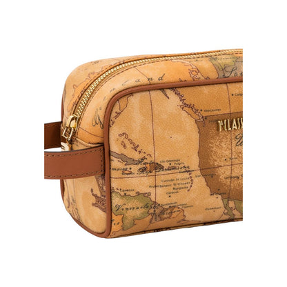 Alviero Martini Prima Classe Beige Kleedtas van Katoen