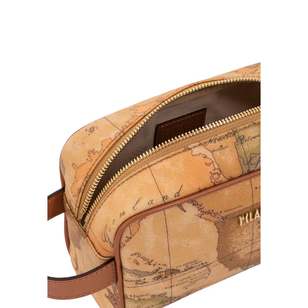 Alviero Martini Prima Classe Beige Kleedtas van Katoen