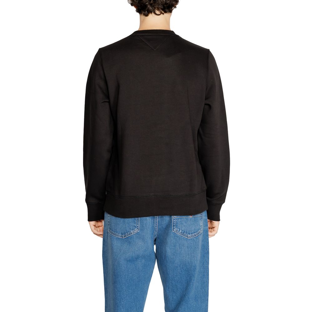 Sweat-shirt en coton noir Tommy Hilfiger Jeans