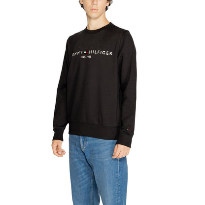 Sweat-shirt en coton noir Tommy Hilfiger Jeans