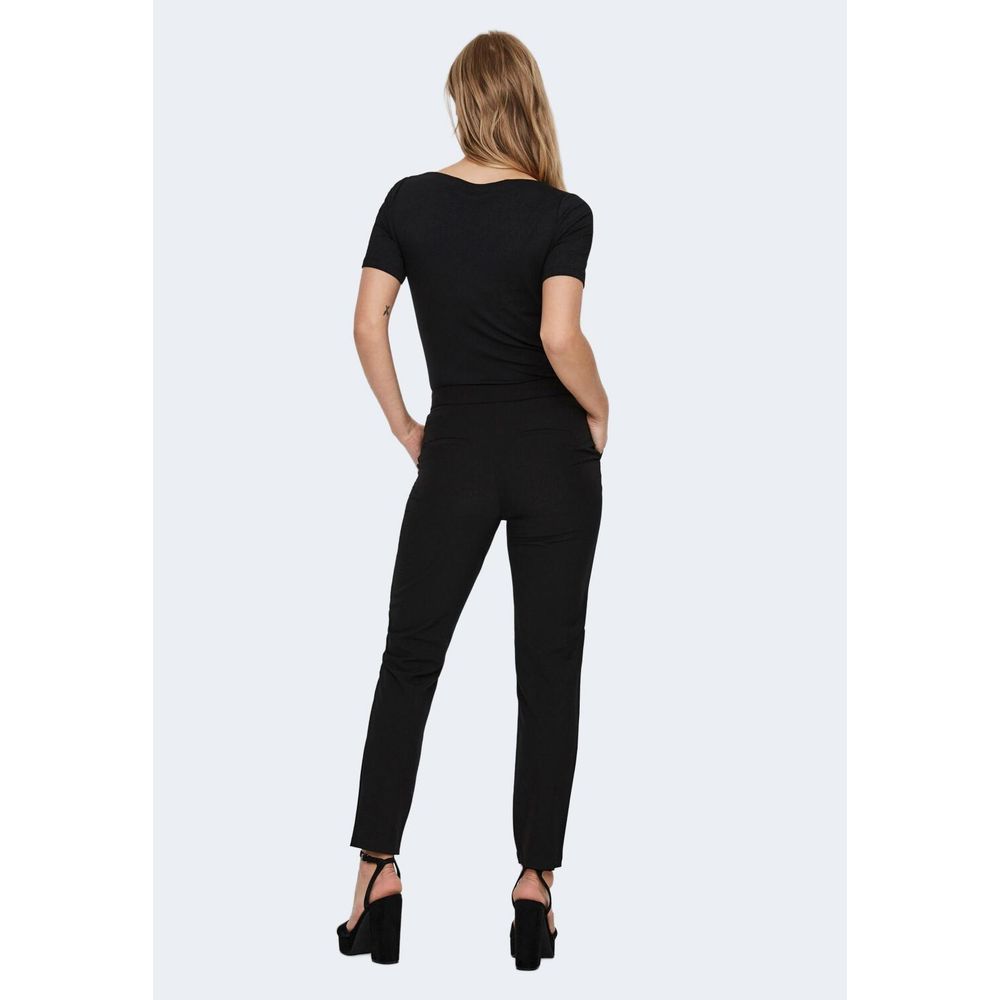 Vero Moda VMPANDA MODAL S/S TOP NOOS - T-Shirt en Viscose Noir
