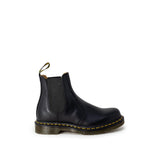 Dr. Martens 2976 YS Smooth Black Leather Ankle Boots for Women