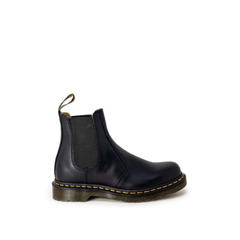 Dr. Martens 2976 YS Smooth Black Leather Ankle Boots for Women
