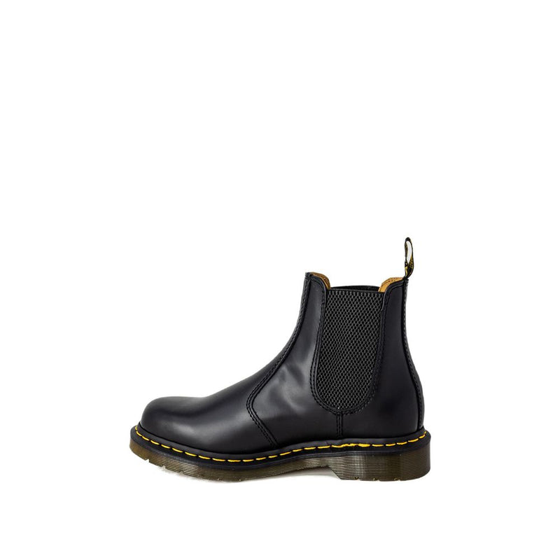 Dr. Martens 2976 YS Smooth Black Leather Ankle Boots for Women