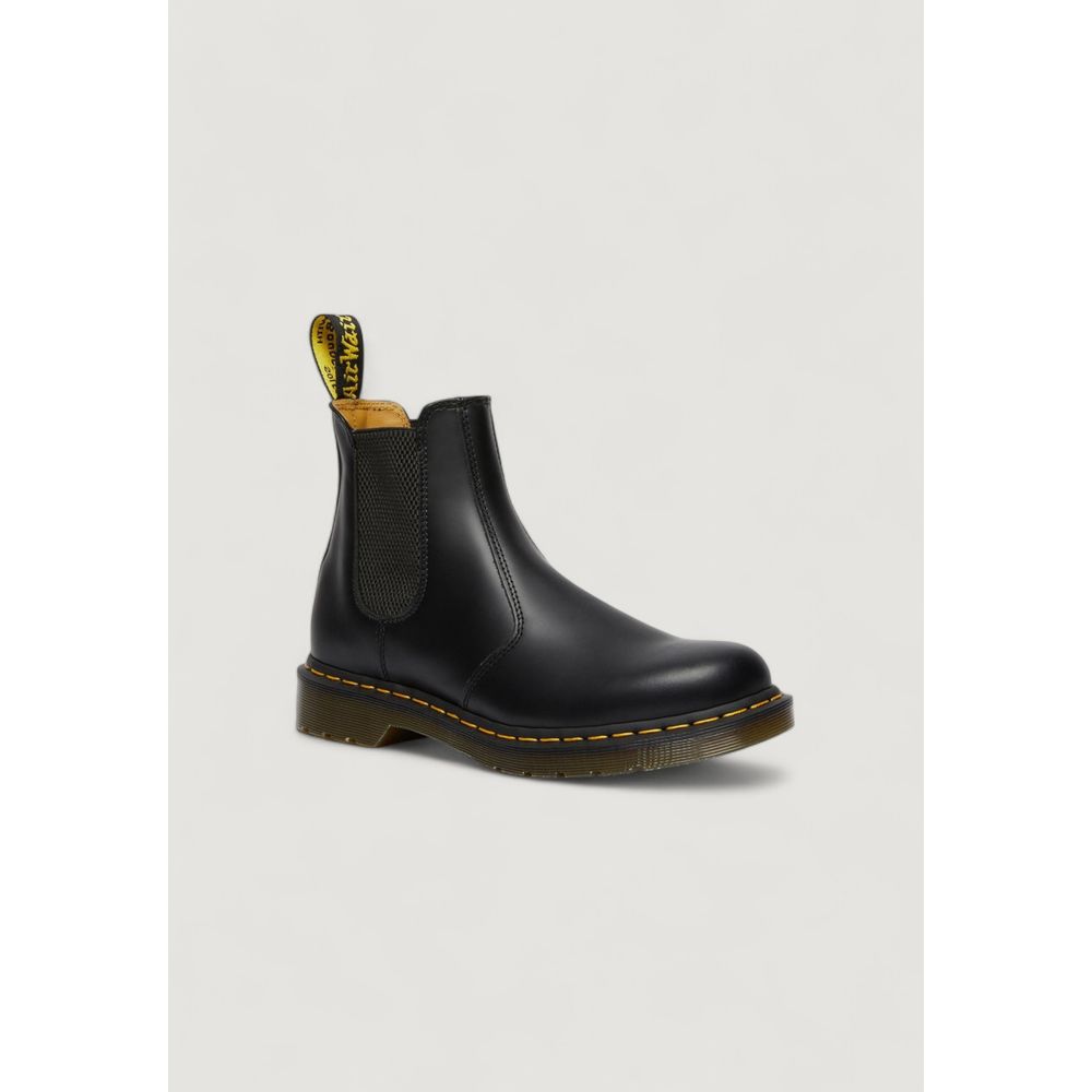 Dr. Martens 2976 YS Smooth Black Leather Ankle Boots for Women