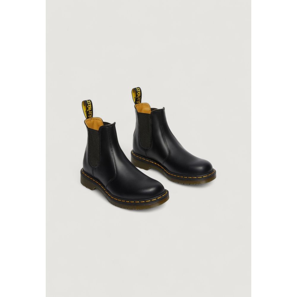 Dr. Martens 2976 YS Smooth Black Leather Ankle Boots for Women