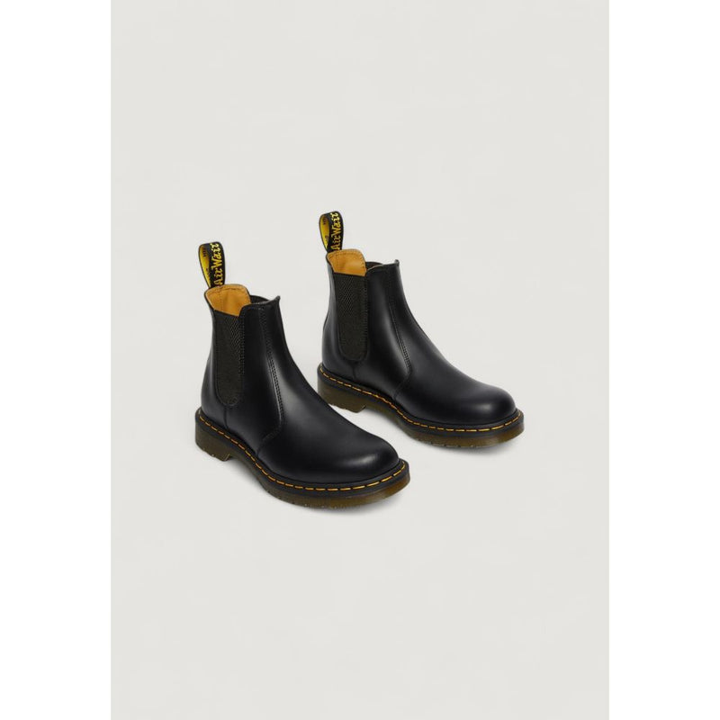 Dr. Martens 2976 YS Smooth Black Leather Ankle Boots for Women