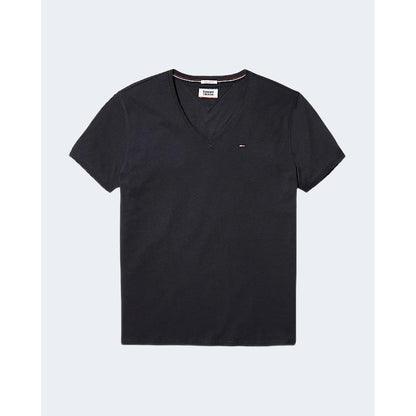 T-shirt en coton noir Tommy Hilfiger Jeans