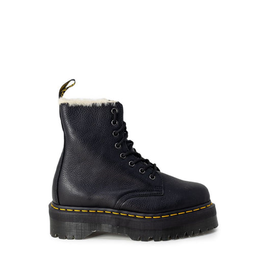 Dr. Martens JADON FL Black Leather Lace-Up Boots for Women