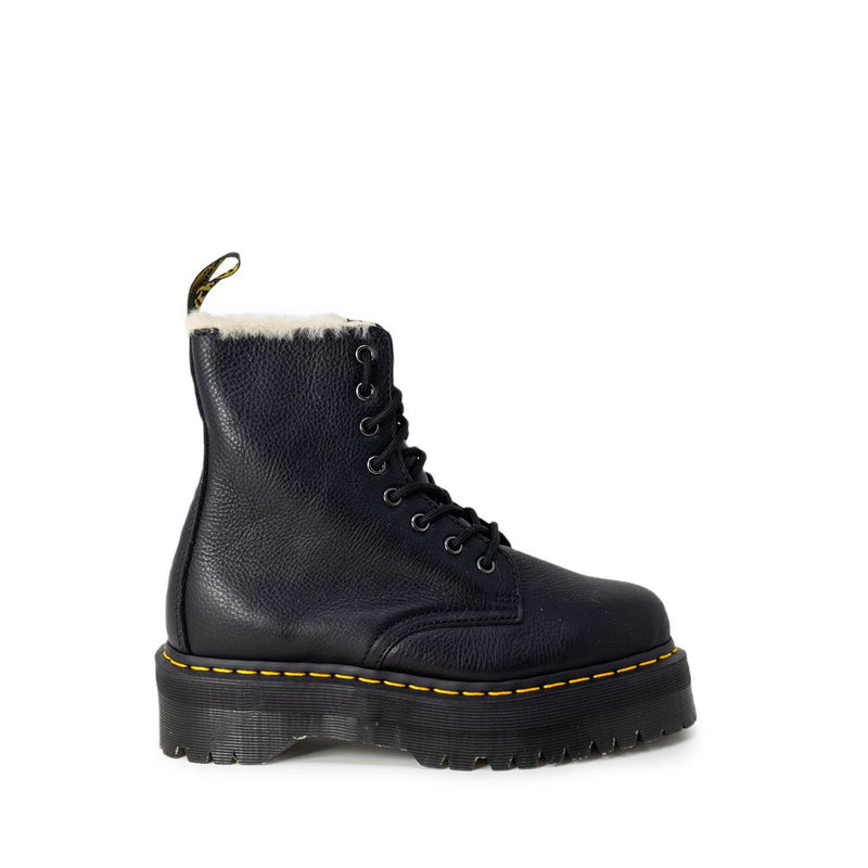 Dr. Martens JADON FL Black Leather Lace-Up Boots for Women