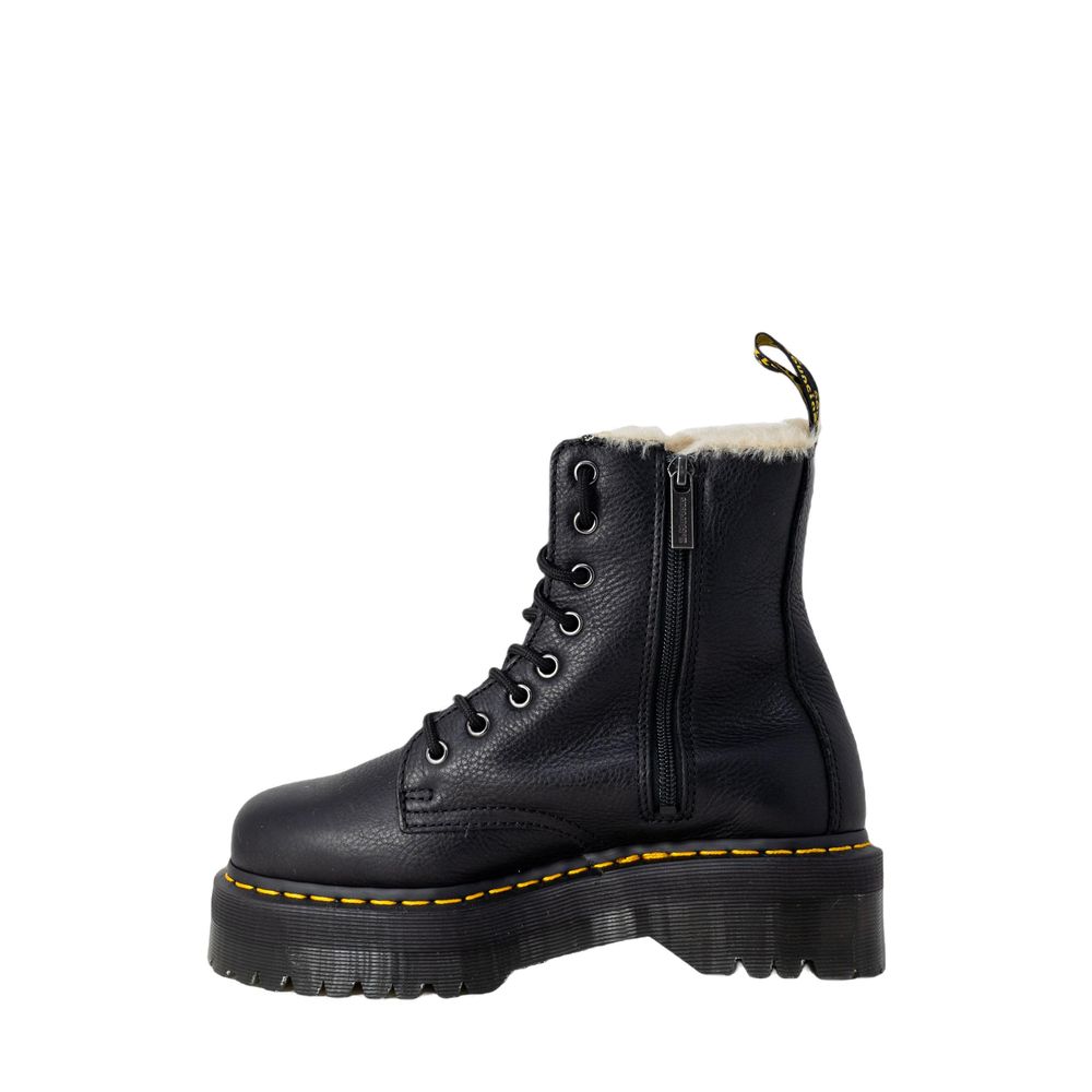 Dr. Martens JADON FL Black Leather Lace-Up Boots for Women