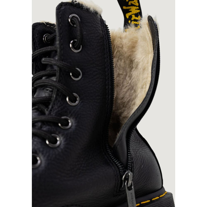 Dr. Martens JADON FL Black Leather Lace-Up Boots for Women