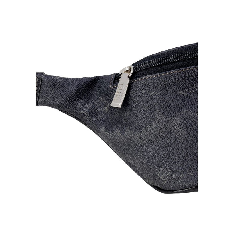 Alviero Martini Prima Classe Black Polyester Belt Bag for Men