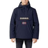 Napapijri RAINFOREST POCKET 2 Blue Polyester Shell Jacket